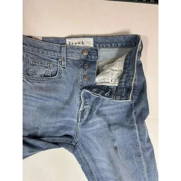 Frank & Eileen Monaghan Jeans High Rise Button Fly Raw Hem Womens Size 28 - Picture 5 of 12